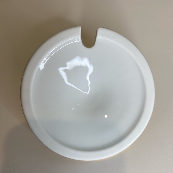 Vtg Royal Worcester Gold Lustre Fluted Lidded Condiment Jar Jam Jelly Sugar Bowl - Picture 7 of 11